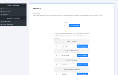 aplasit.digitale.gaestemappe.kellnerruf.tische.anleitung