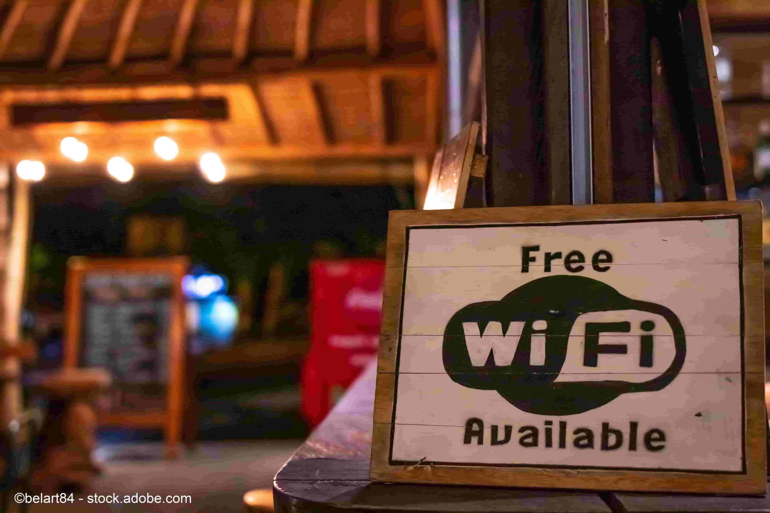 wlan hotspot café bar einrichten verstärken wifi