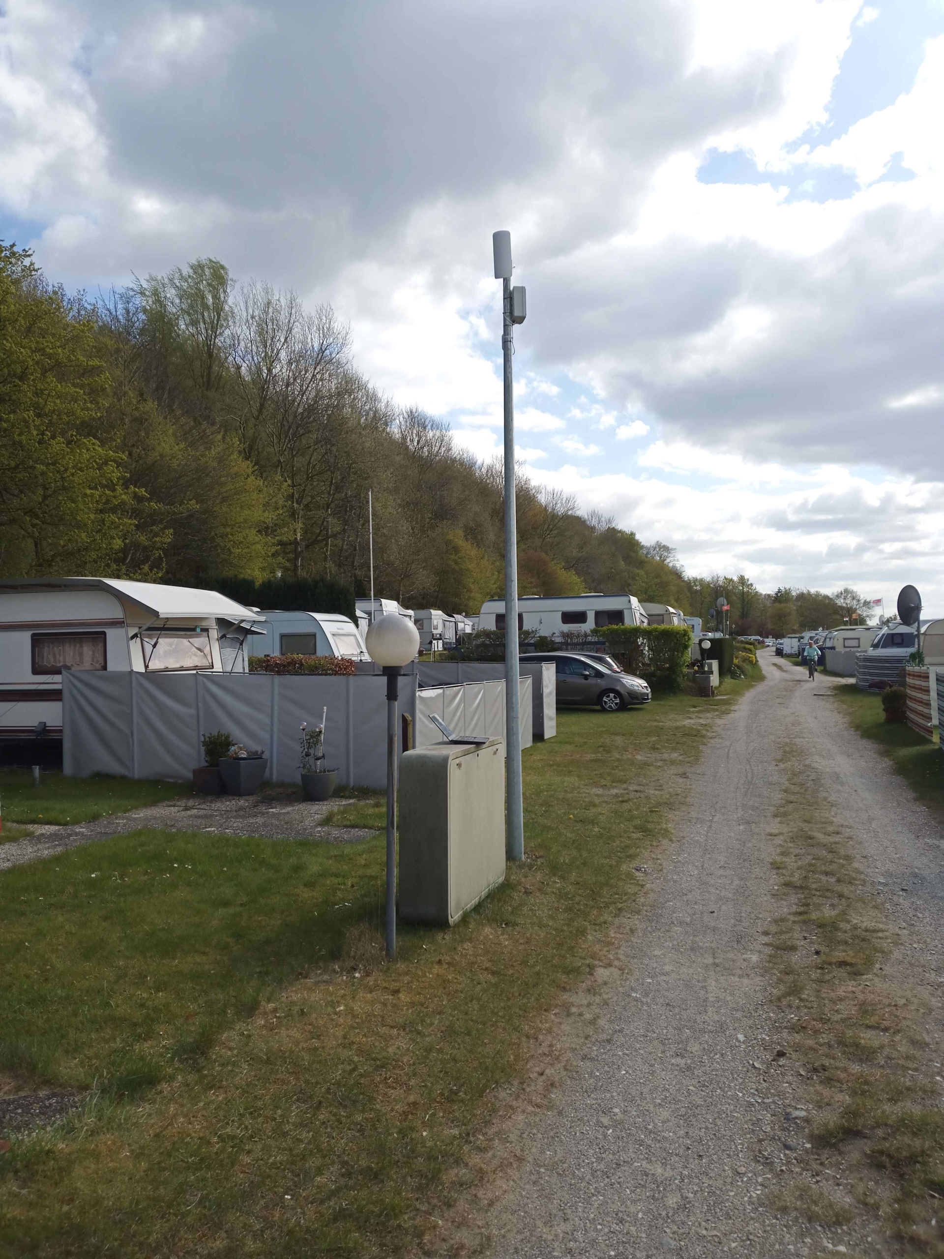 Campingplatz Möltenort WLAN Installation Kieler Förde free wifi