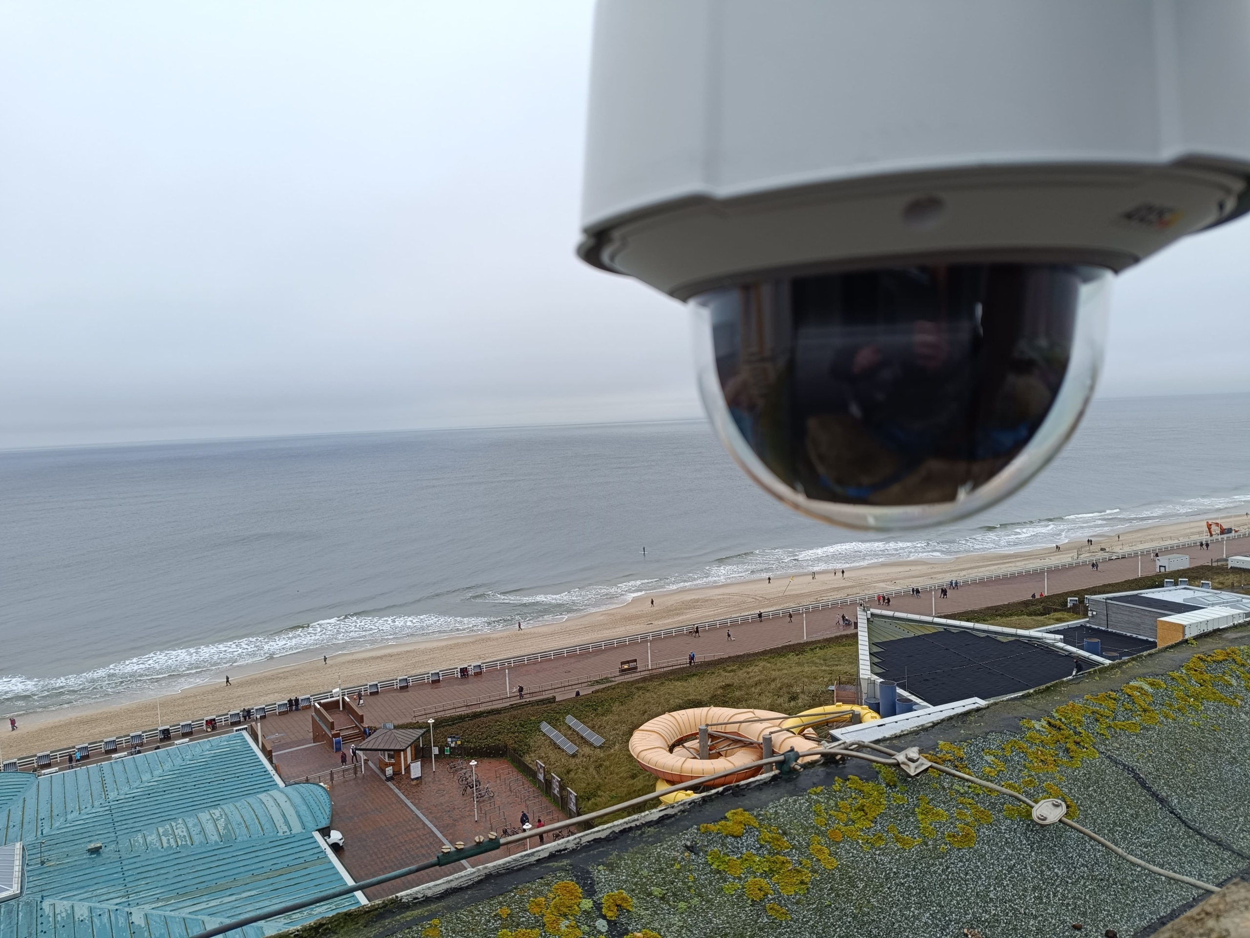 Webcam Live-Übertragung Hotel einrichten einbinden Installation Sylt überwachungskamera