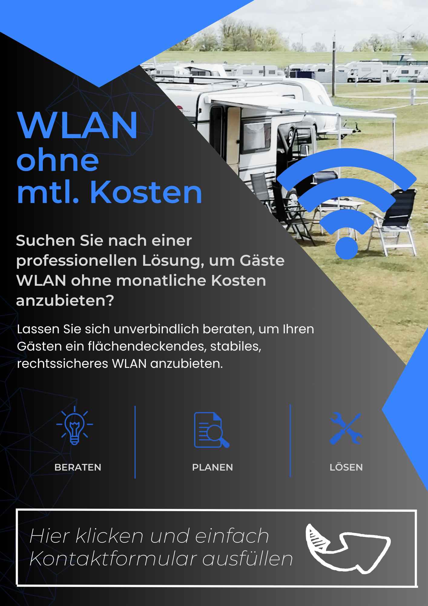 Gäste WLAN ohne monatliche Kosten