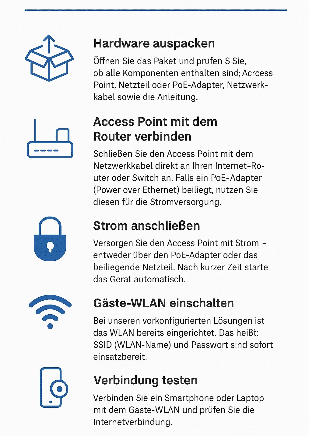How to Guide – Anleitung für Gäste-WLAN anschließen